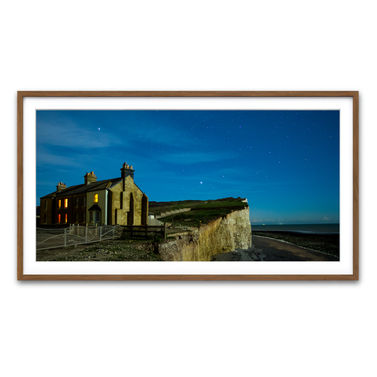 Framed Print 2x1 Walnut