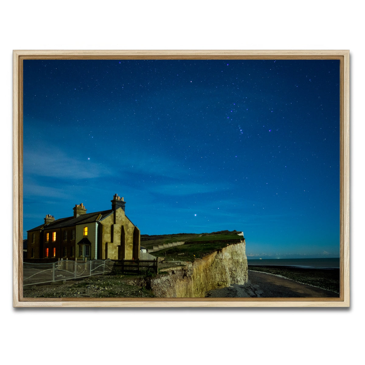 AUTO-MOCKUP WHITE | Birling Gap | 1 Piece | Natural Framed Canvas | group=4x3