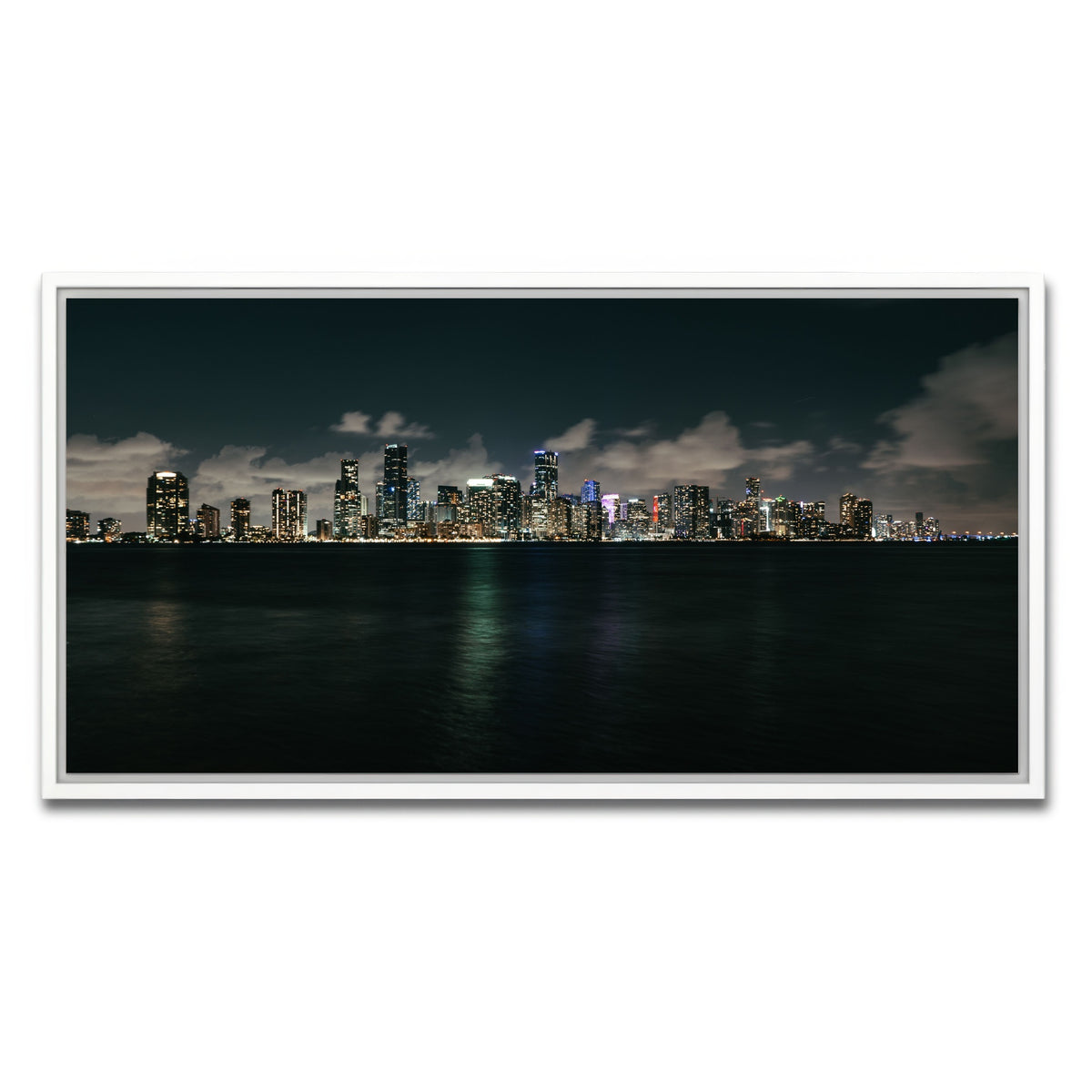 AUTO-MOCKUP WHITE | Biscayne Bay | 1 Piece | White Framed Canvas | group=2x1