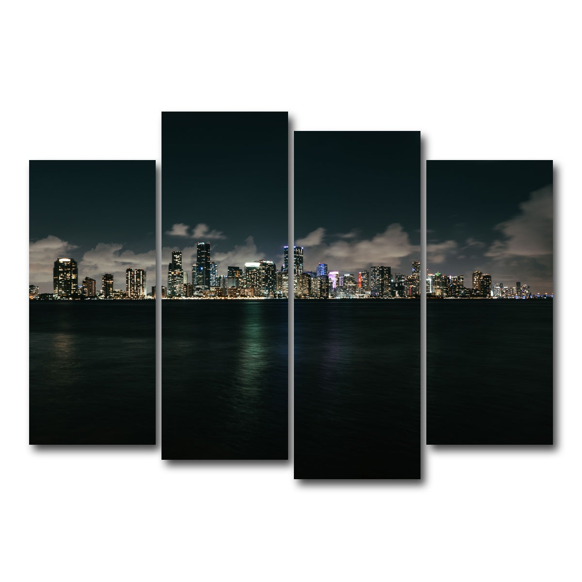 AUTO-MOCKUP WHITE | Biscayne Bay | 4 Piece | Gallery Wrap Canvas | group=4_normal