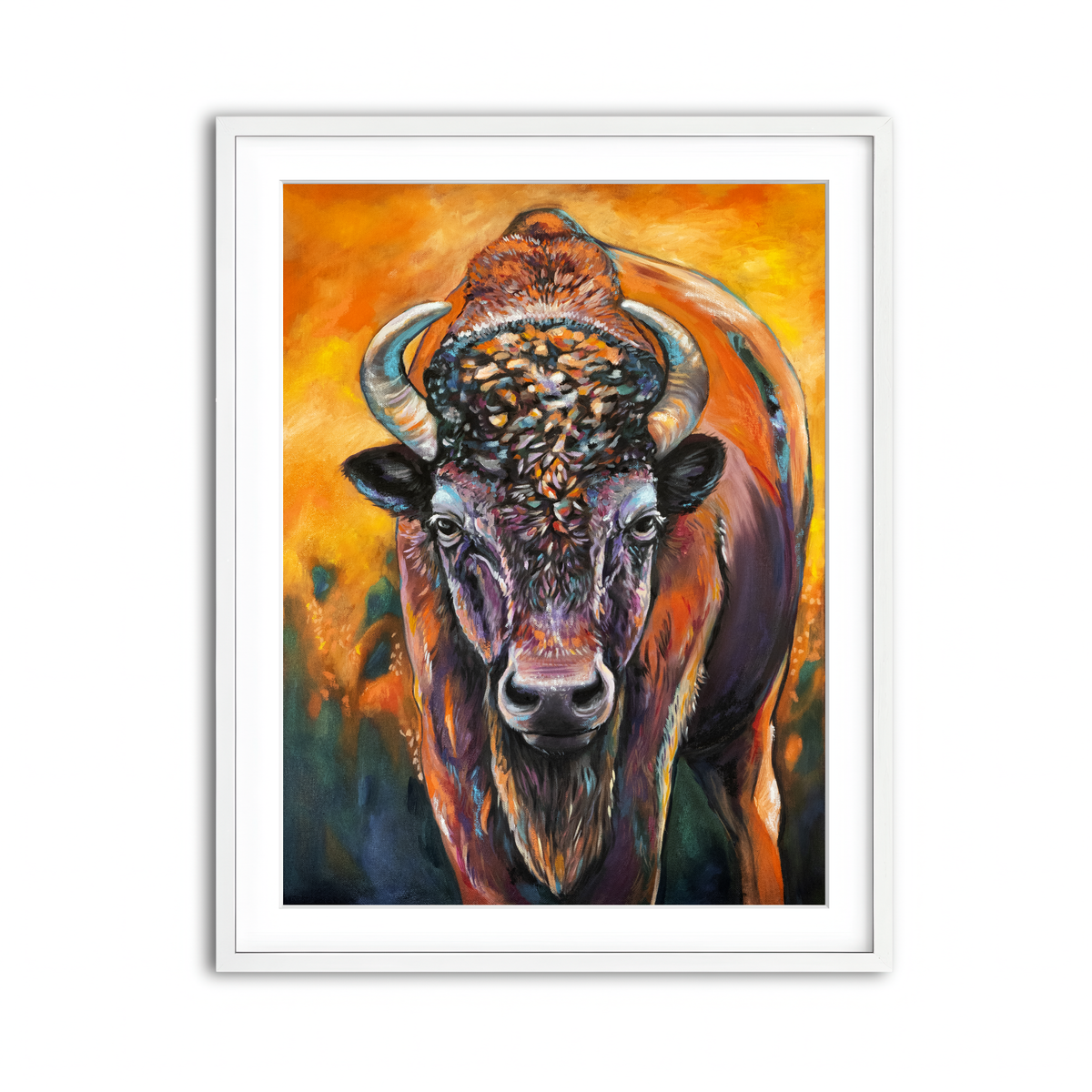 Framed Print 3x4 White