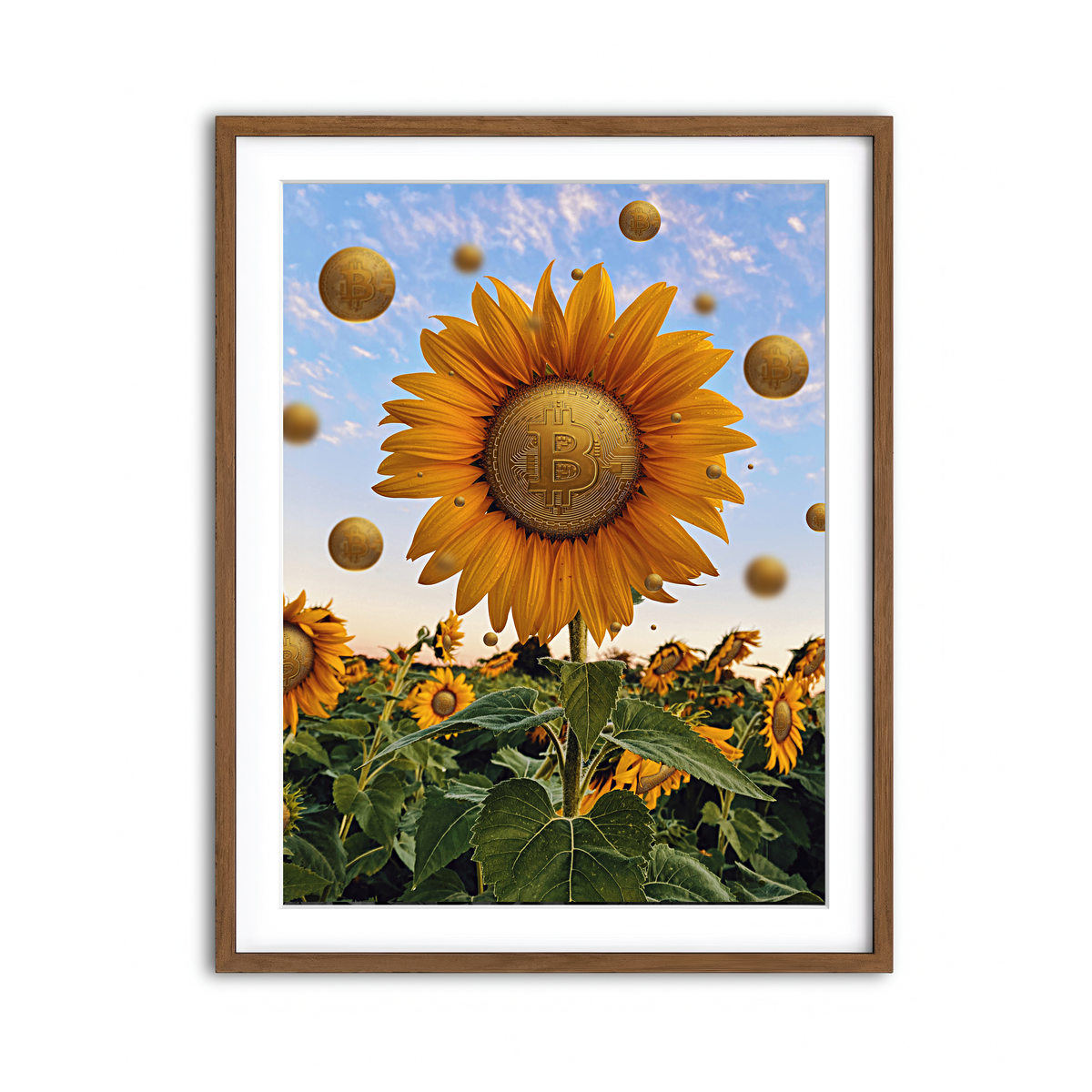 Framed Print 3x4 Walnut