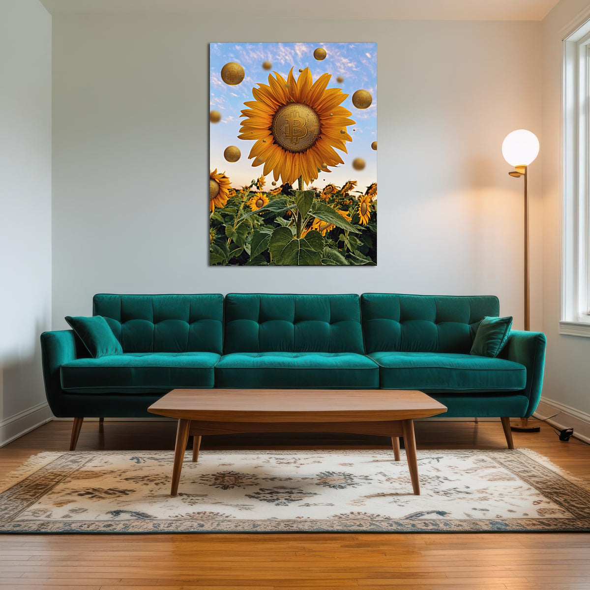 AUTO-MOCKUP ROOM | Bitcoin Flower