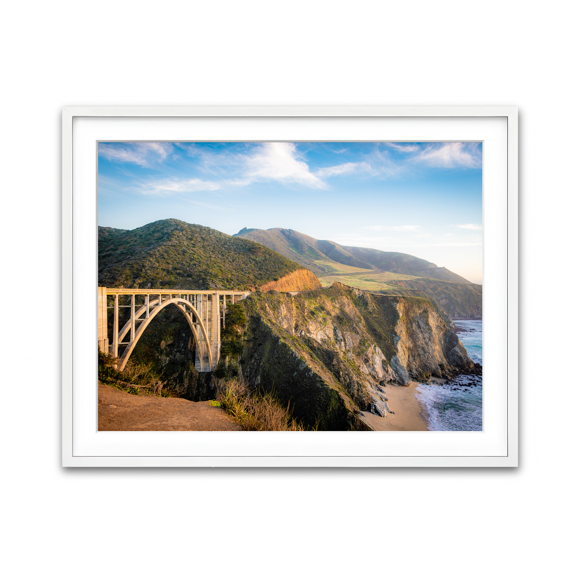 Framed Print 4x3 White