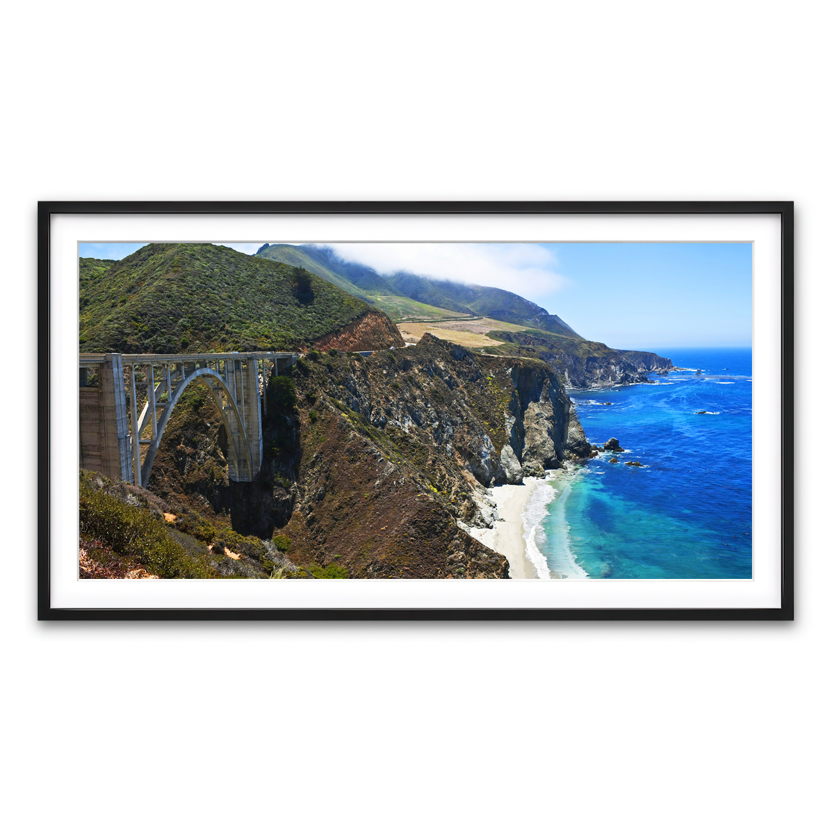 Framed Print 2x1 Black