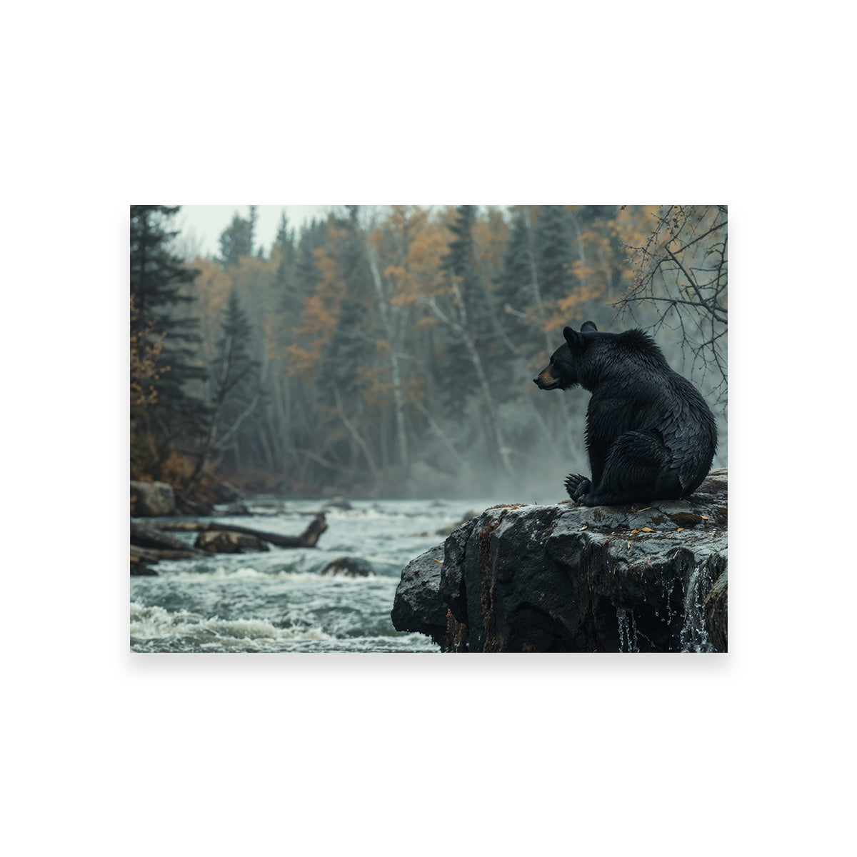 Black Bear River Wall Art