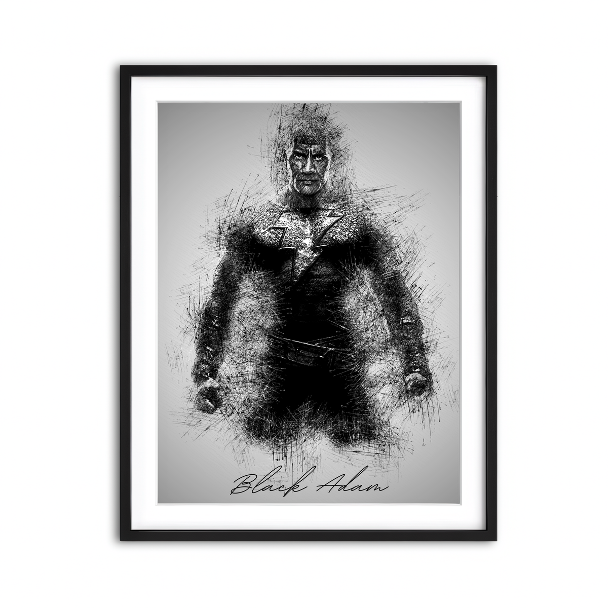 Framed Print 3x4 Black