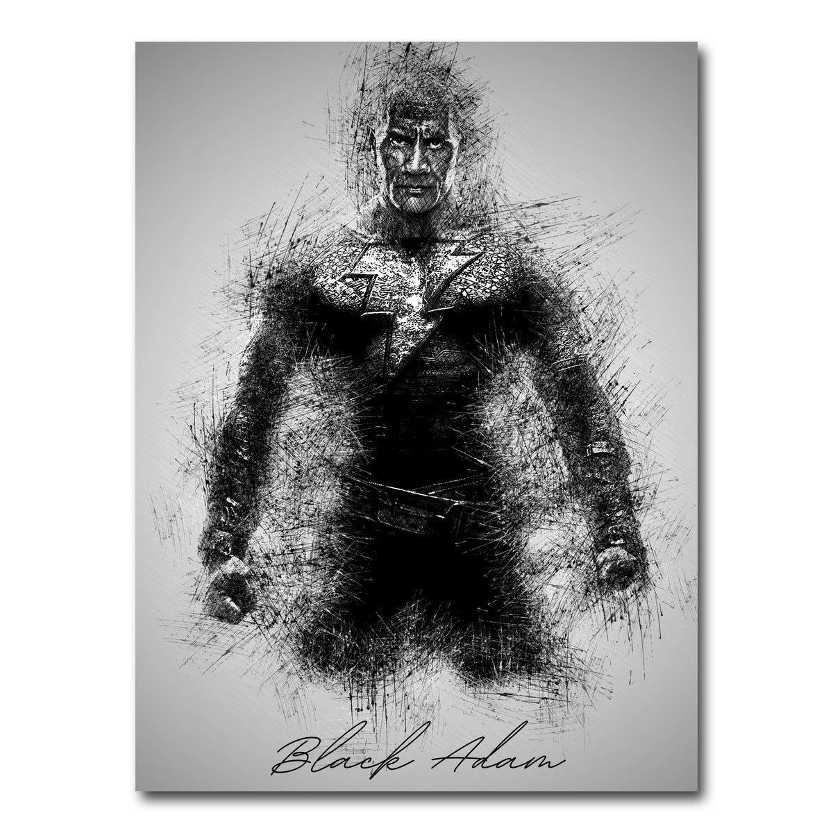 AUTO-MOCKUP WHITE | Black Adam | 1 Piece | Gallery Wrap Canvas | group=3x4