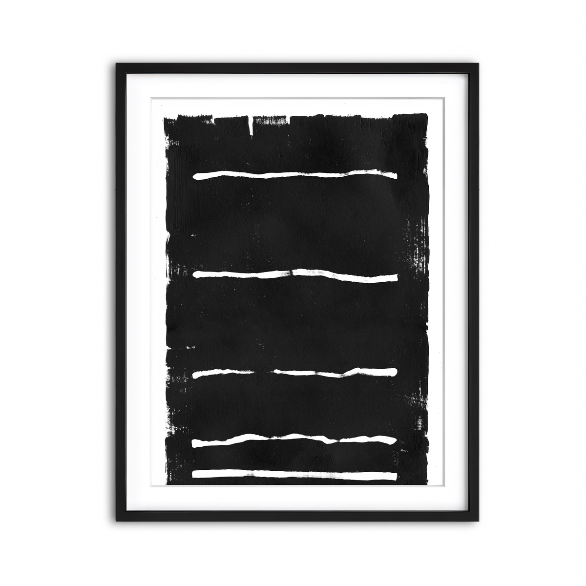 Framed Print 3x4 Black