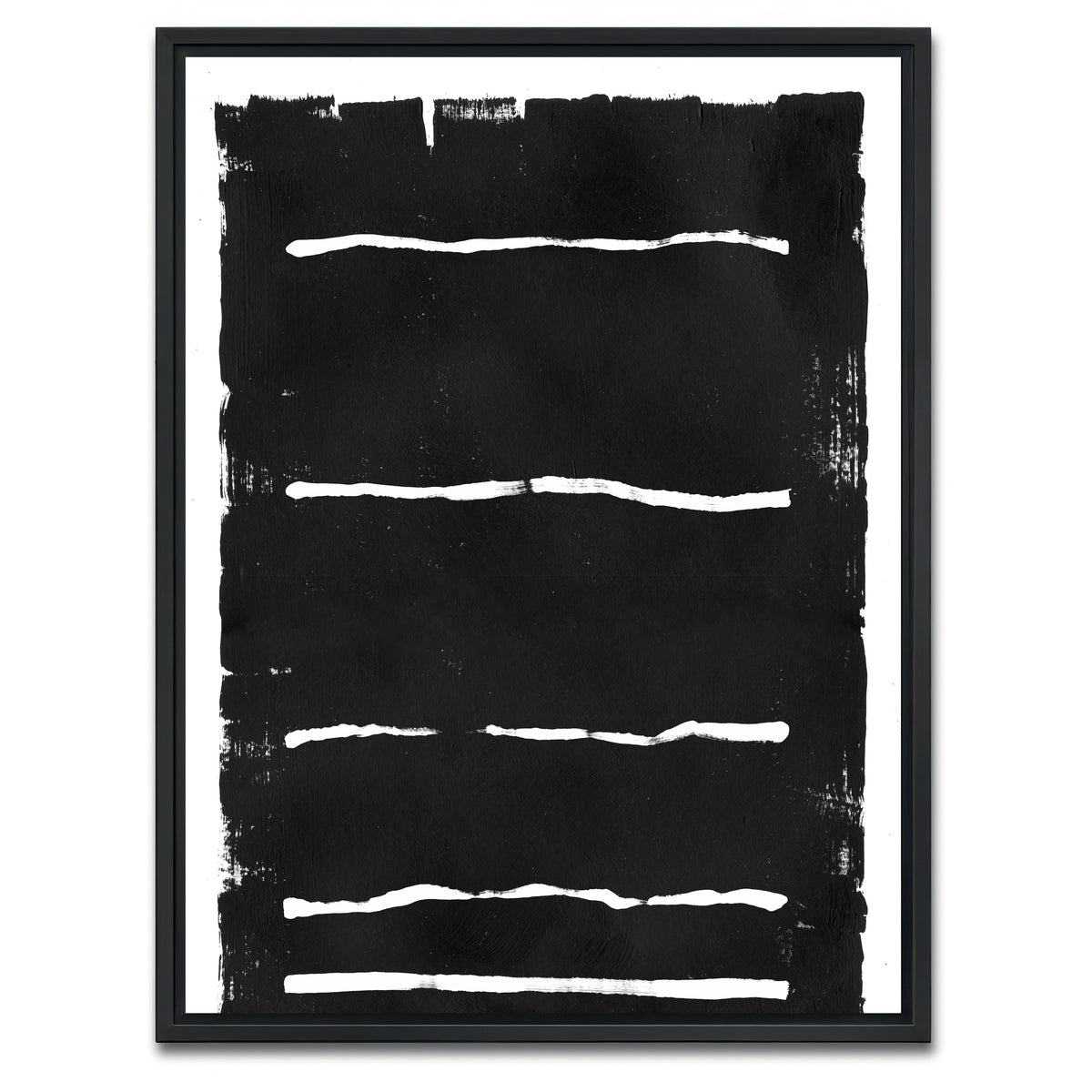 AUTO-MOCKUP WHITE | Black Background | 1 Piece | Black Framed Canvas | group=3x4