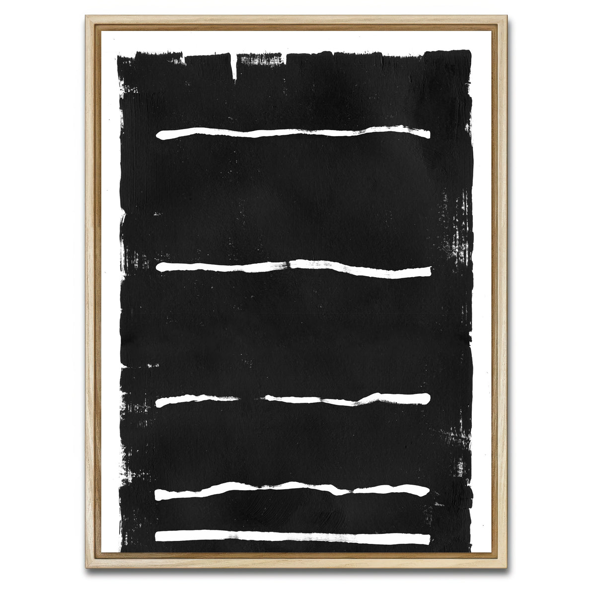 AUTO-MOCKUP WHITE | Black Background | 1 Piece | Natural Framed Canvas | group=3x4