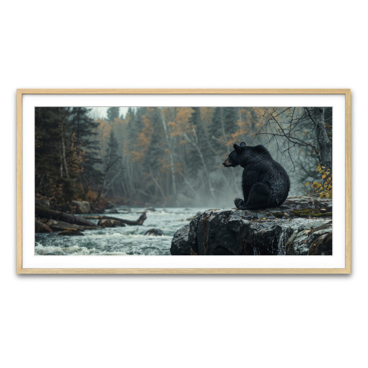 Framed Print 2x1 Natural