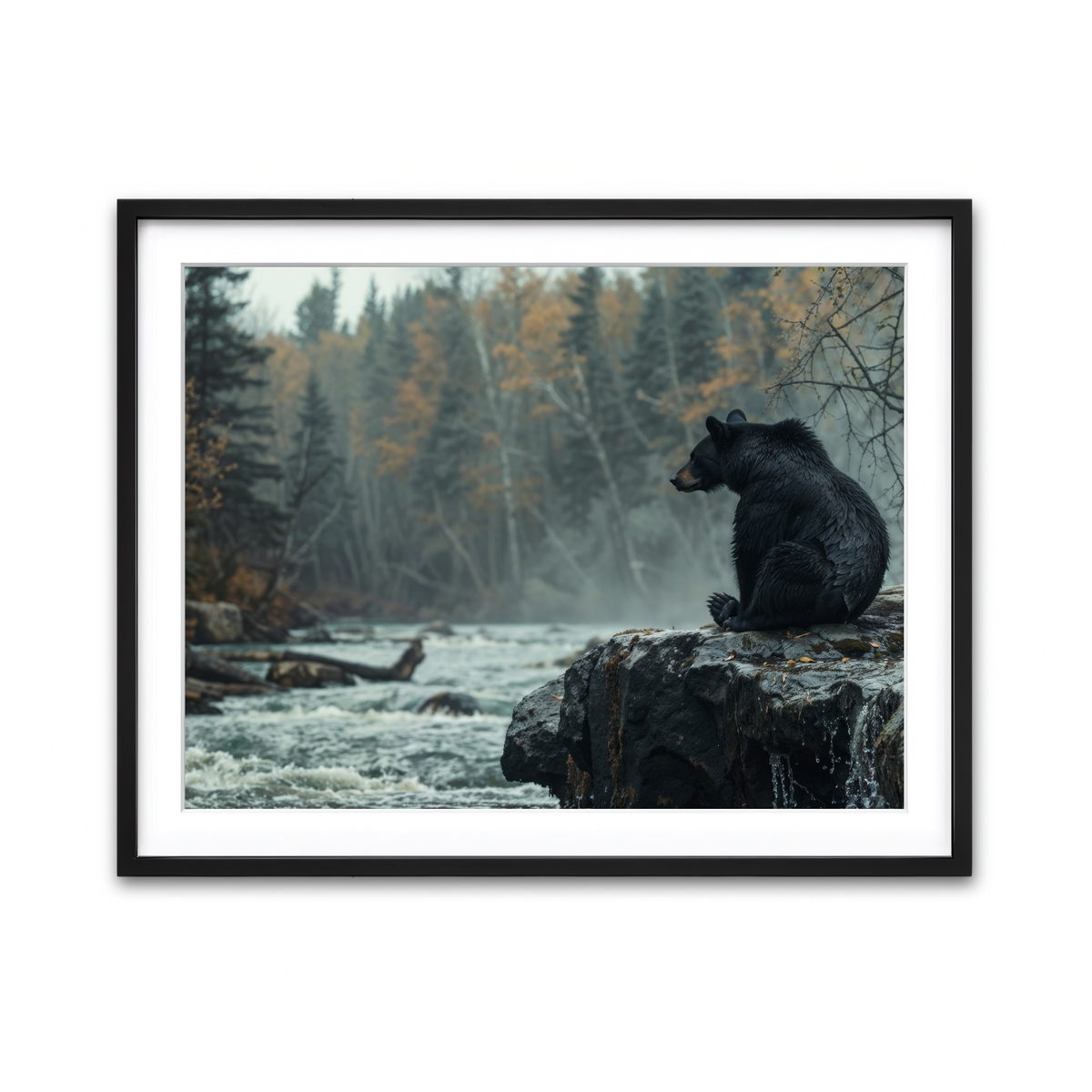 Framed Print 4x3 Black