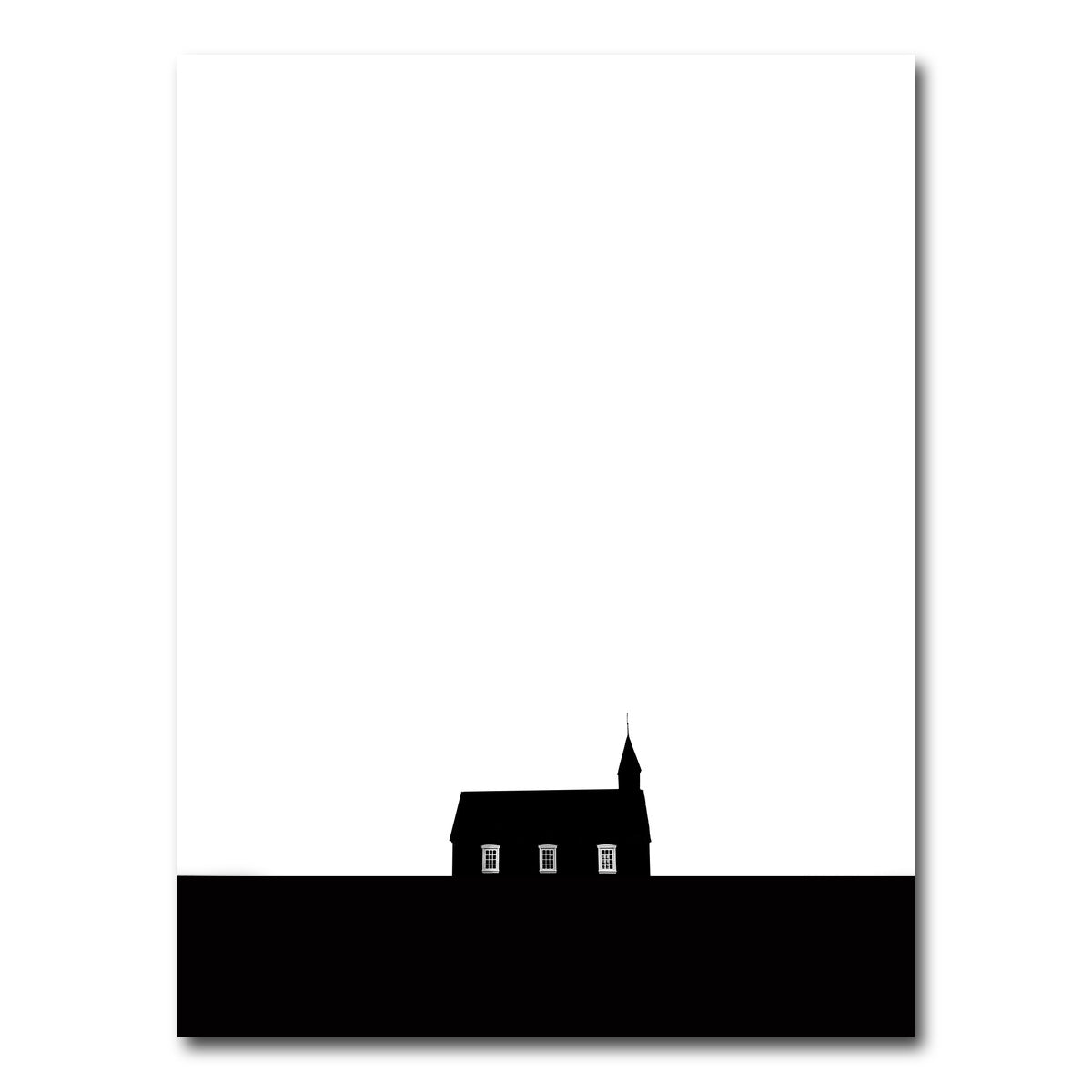AUTO-MOCKUP WHITE | Black Church of Budir | 1 Piece | Gallery Wrap Canvas | group=3x4