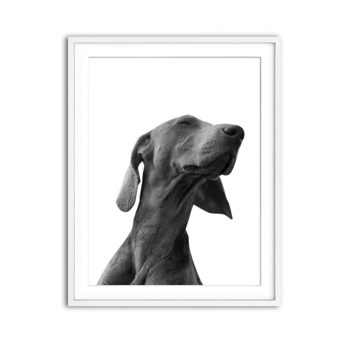 Framed Print 3x4 White