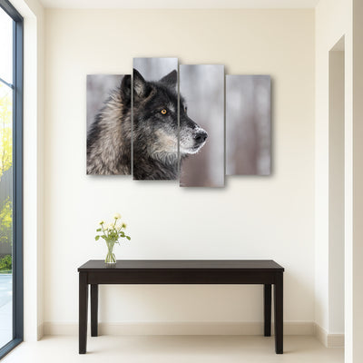 AUTO-MOCKUP ROOM | Black Grey Wolf