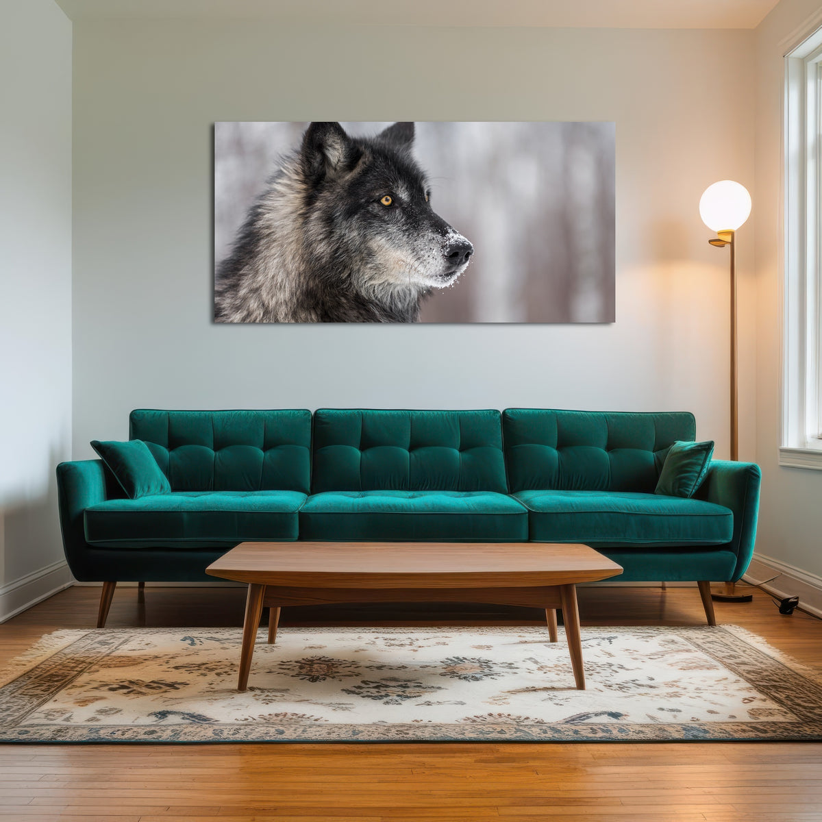 AUTO-MOCKUP ROOM | Black Grey Wolf