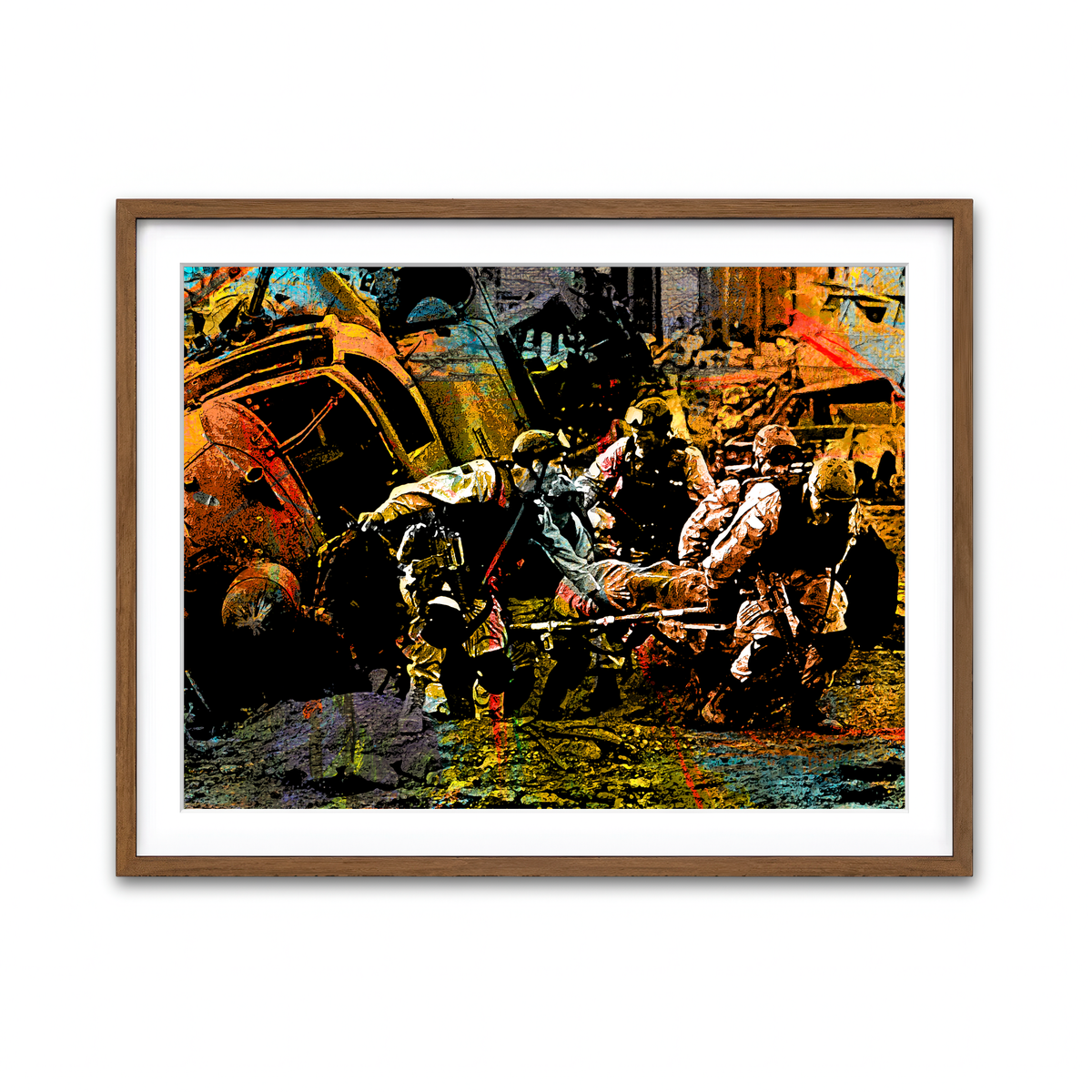 Framed Print 4x3 Walnut