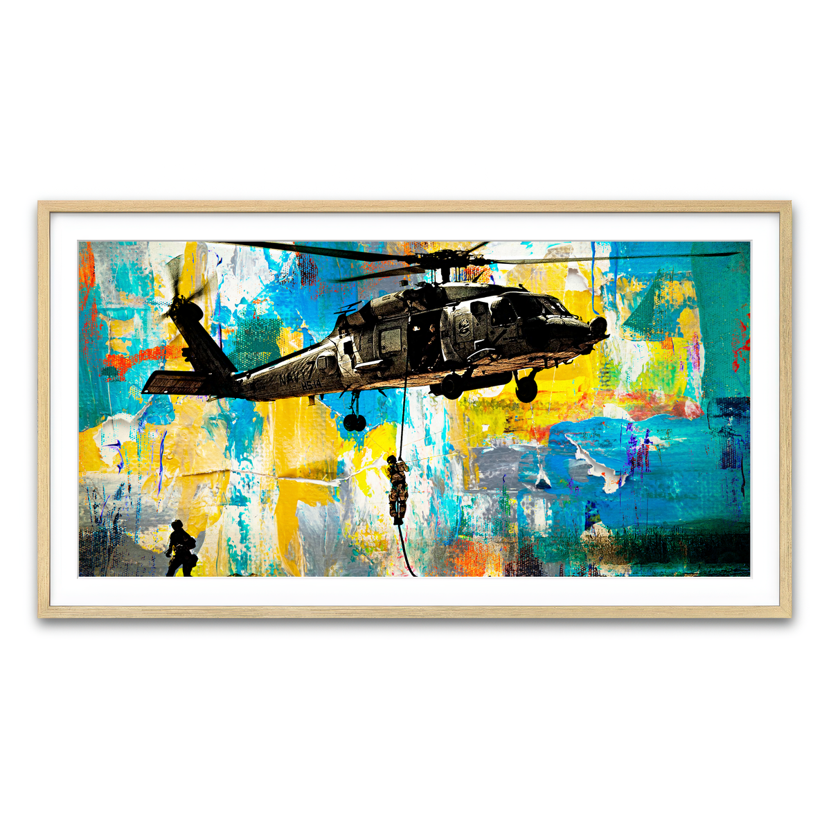 Framed Print 2x1 Natural