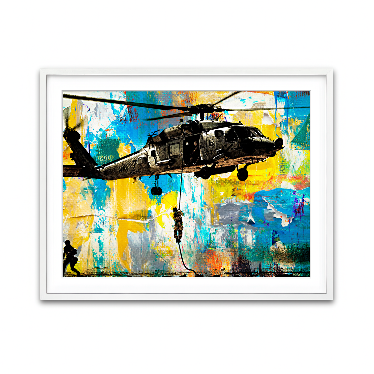 Framed Print 4x3 White