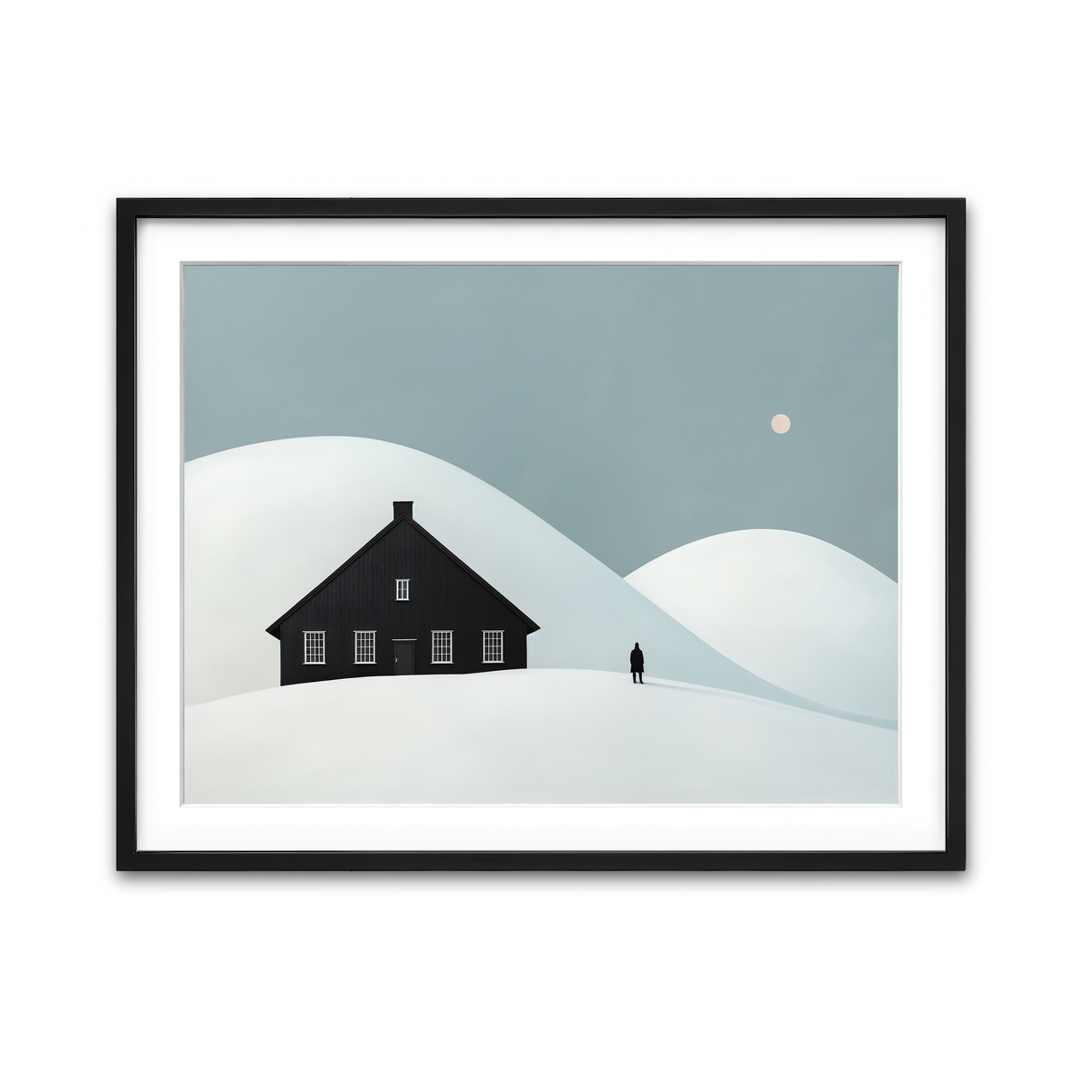Framed Print 4x3 Black