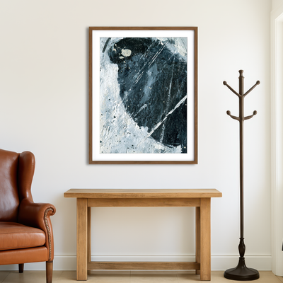 AUTO-MOCKUP ROOM | Black Ice Wall Art