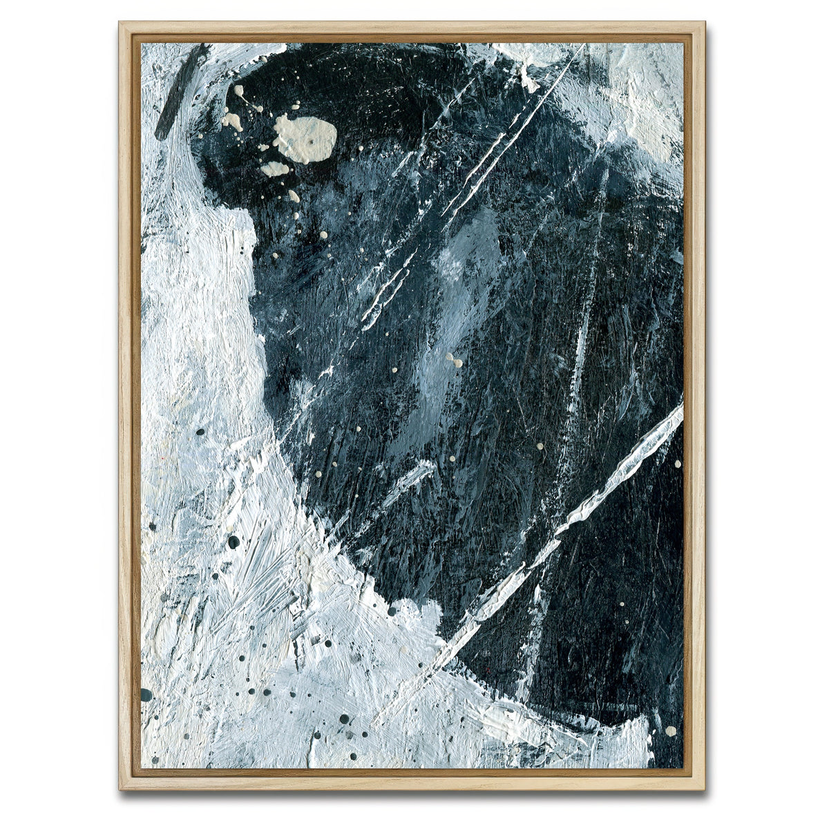 AUTO-MOCKUP WHITE | Black Ice | 1 Piece | Natural Framed Canvas | group=3x4