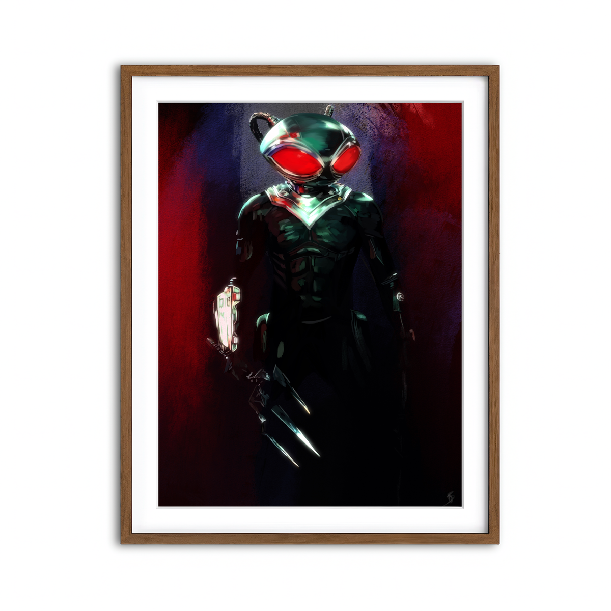 Framed Print 3x4 Walnut