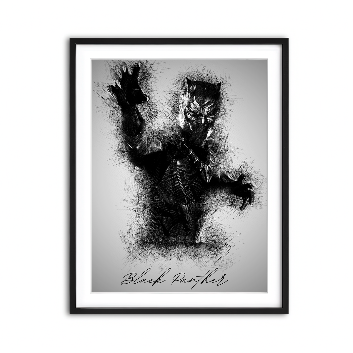 Framed Print 3x4 Black