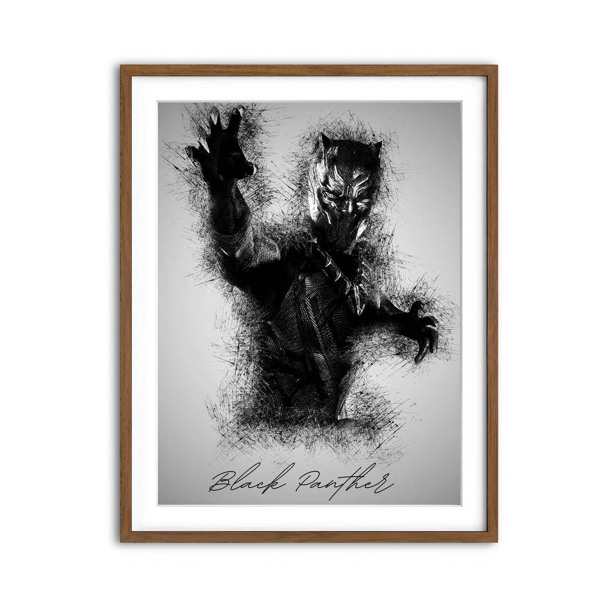 Framed Print 3x4 Walnut