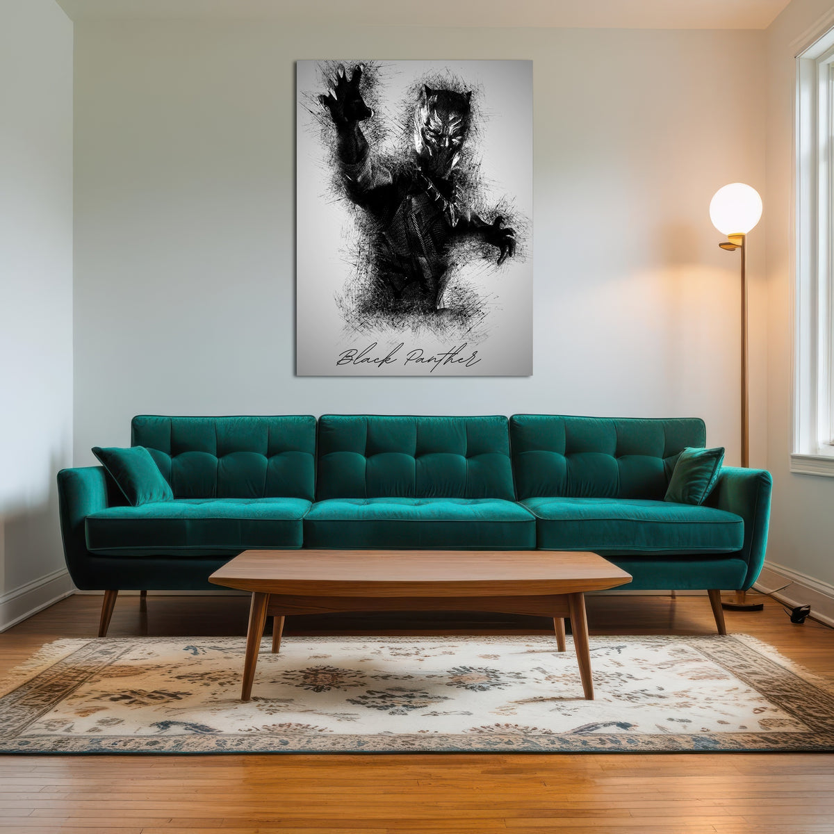 AUTO-MOCKUP ROOM | Black Panther Sketch