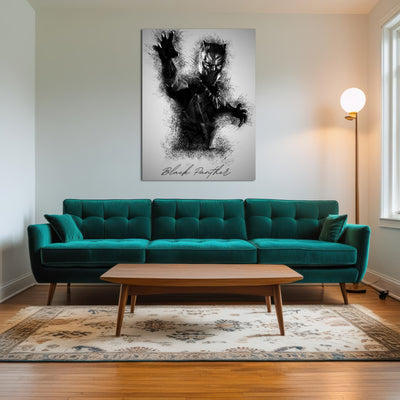 AUTO-MOCKUP ROOM | Black Panther Sketch