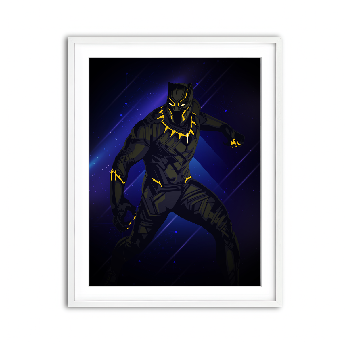 Framed Print 3x4 White