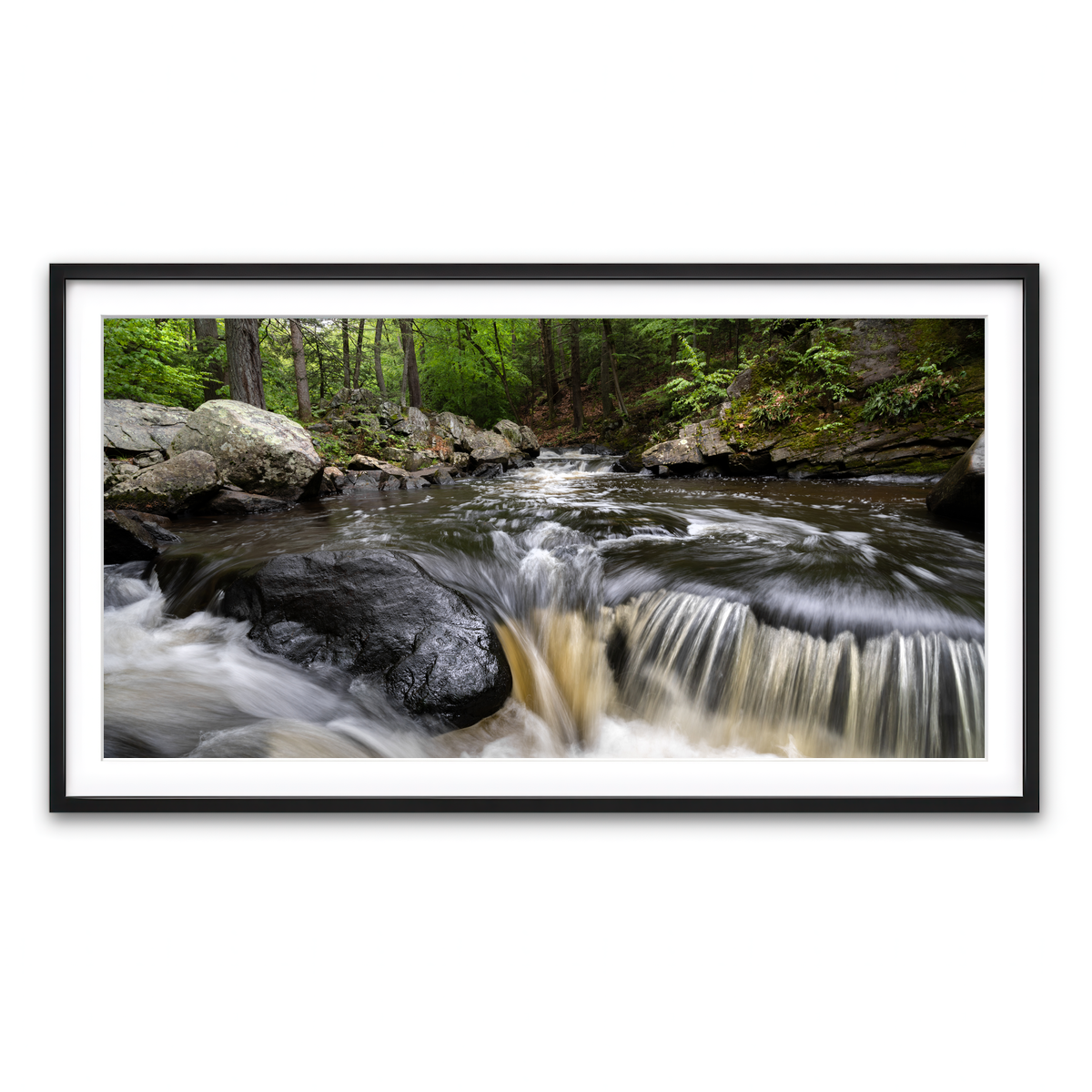 Framed Print 2x1 Black
