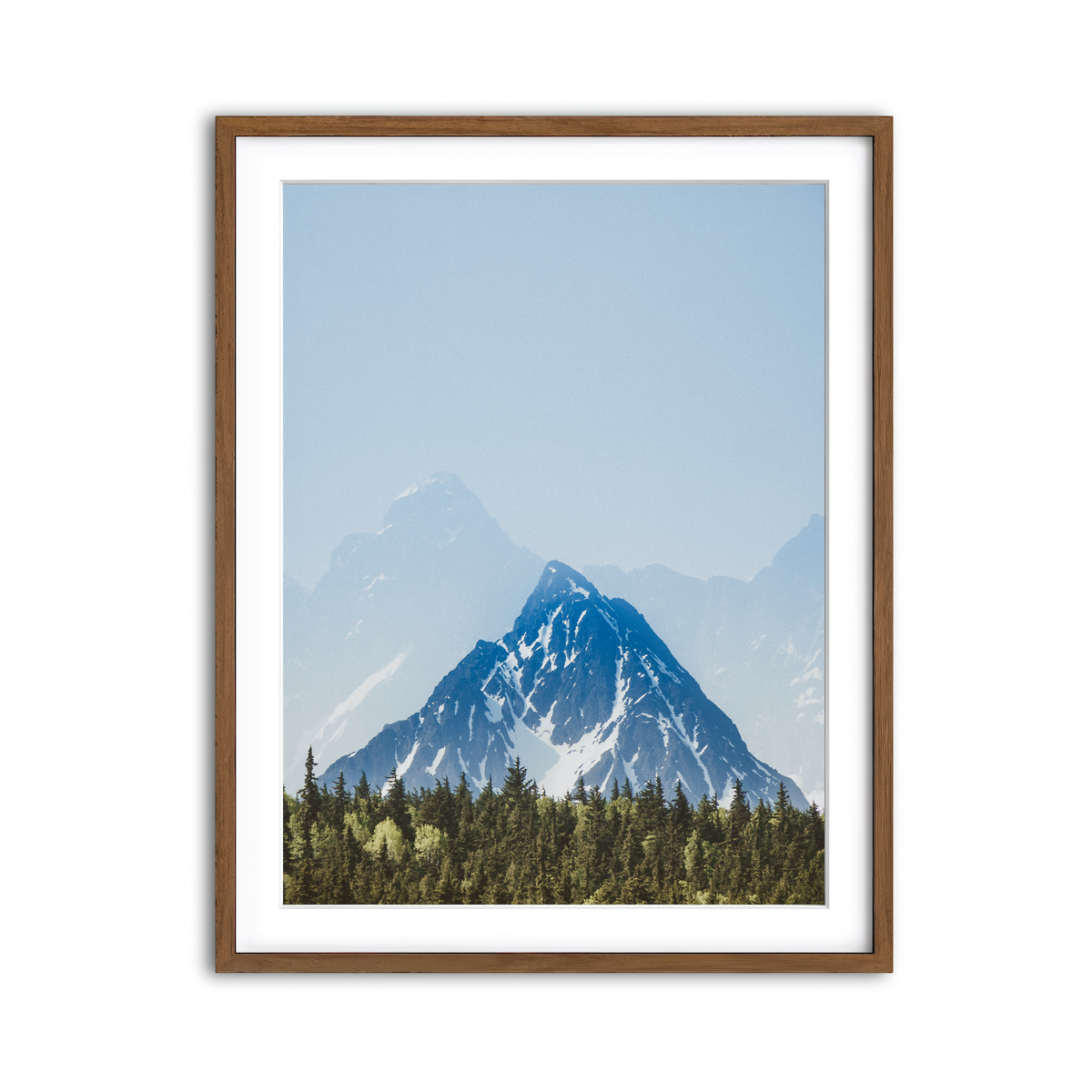 Framed Print 3x4 Walnut