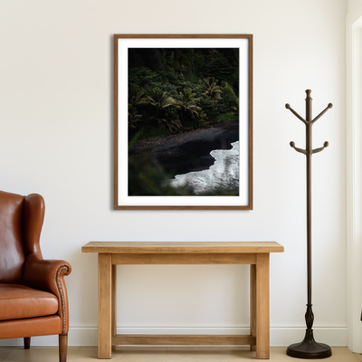 AUTO-MOCKUP ROOM | Black Sand Palms Wall Art