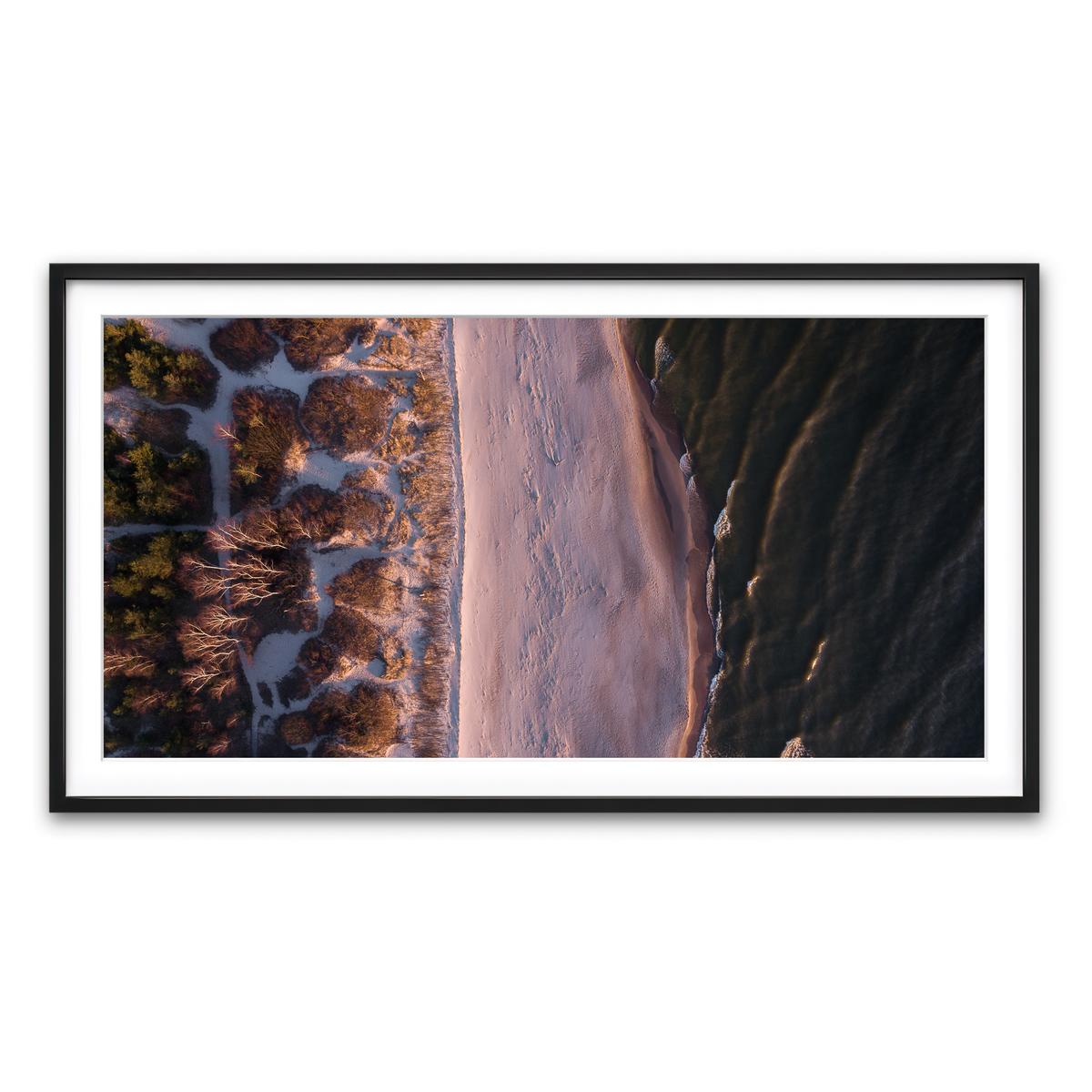 Framed Print 2x1 Black