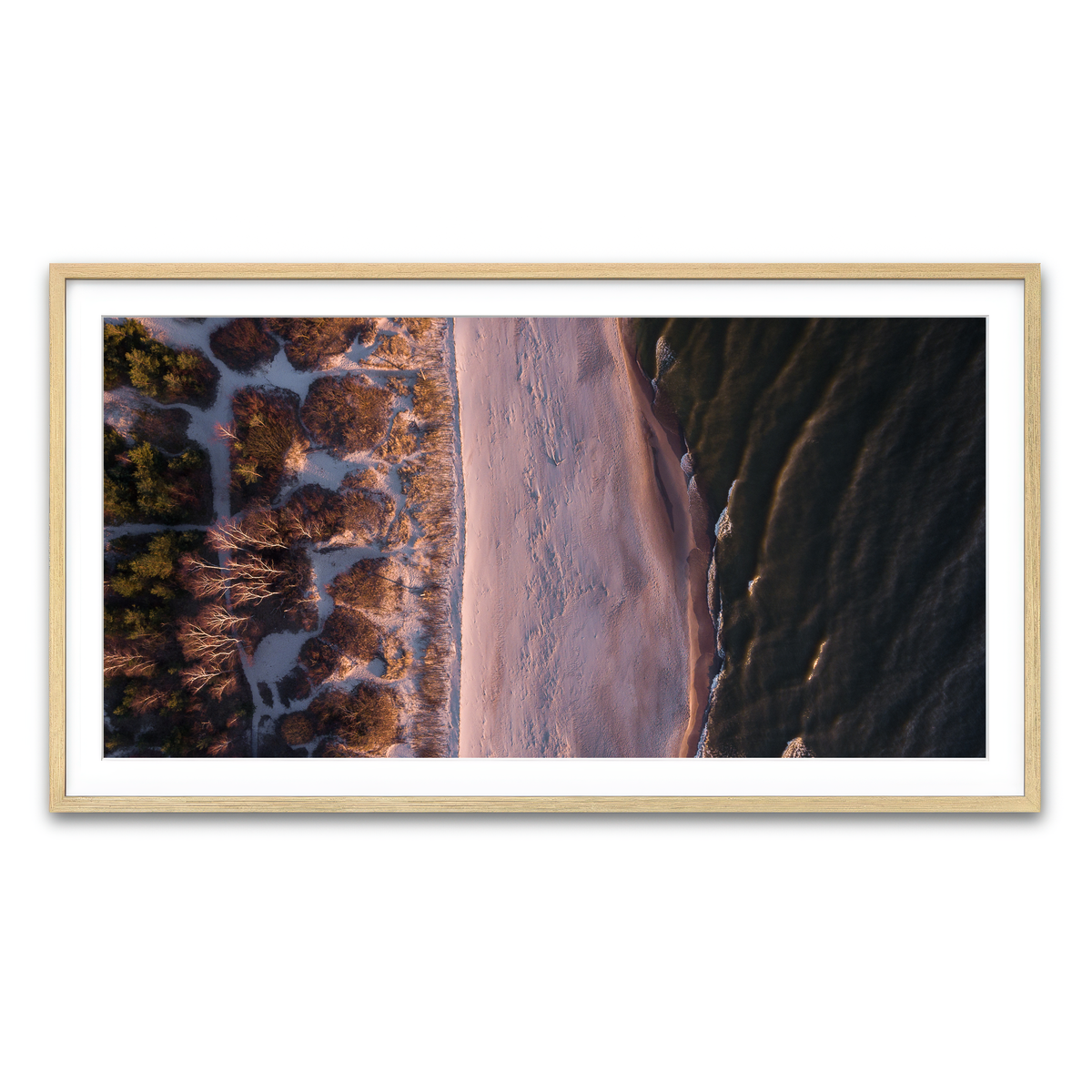 Framed Print 2x1 Natural