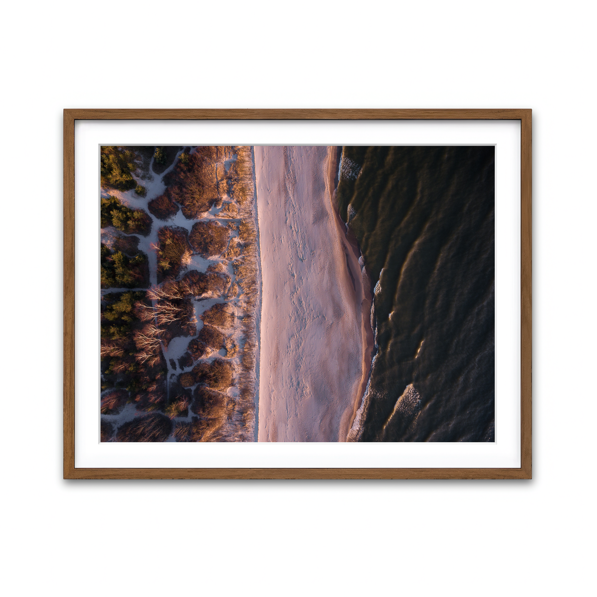 Framed Print 4x3 Walnut