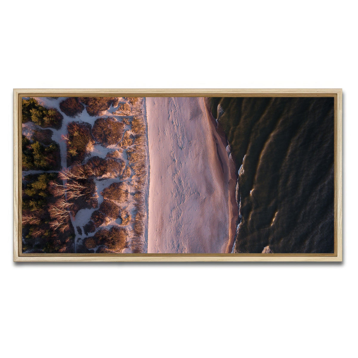 AUTO-MOCKUP WHITE | Black Sea | 1 Piece | Natural Framed Canvas | group=2x1