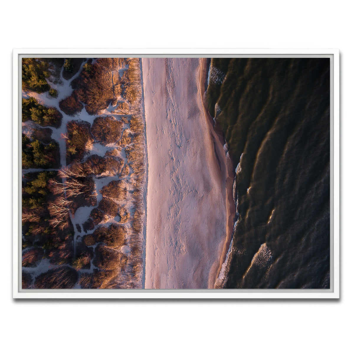 AUTO-MOCKUP WHITE | Black Sea | 1 Piece | White Framed Canvas | group=4x3