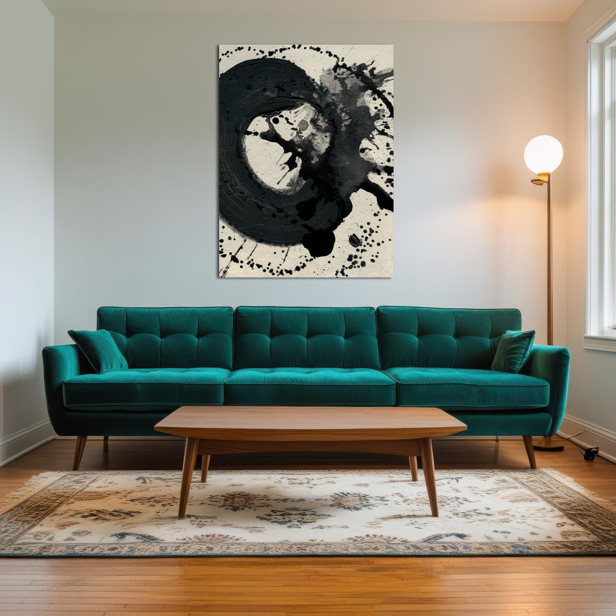 AUTO-MOCKUP ROOM | Black Spatter