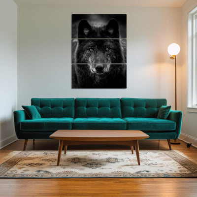 AUTO-MOCKUP ROOM | Black Wolf Headshot