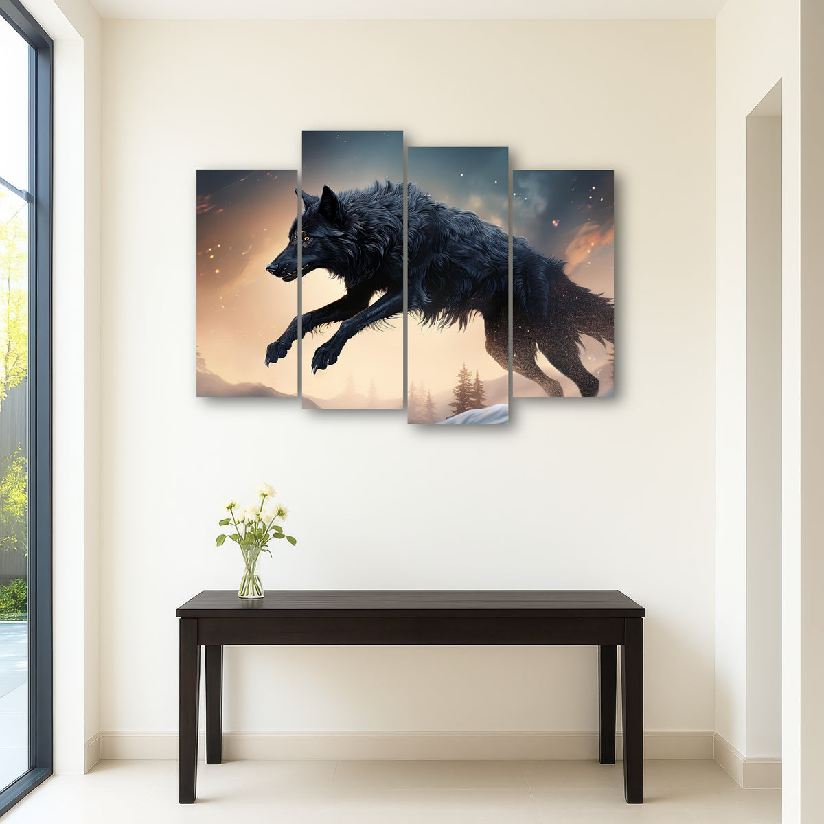 AUTO-MOCKUP ROOM | Black Wolf Jumping