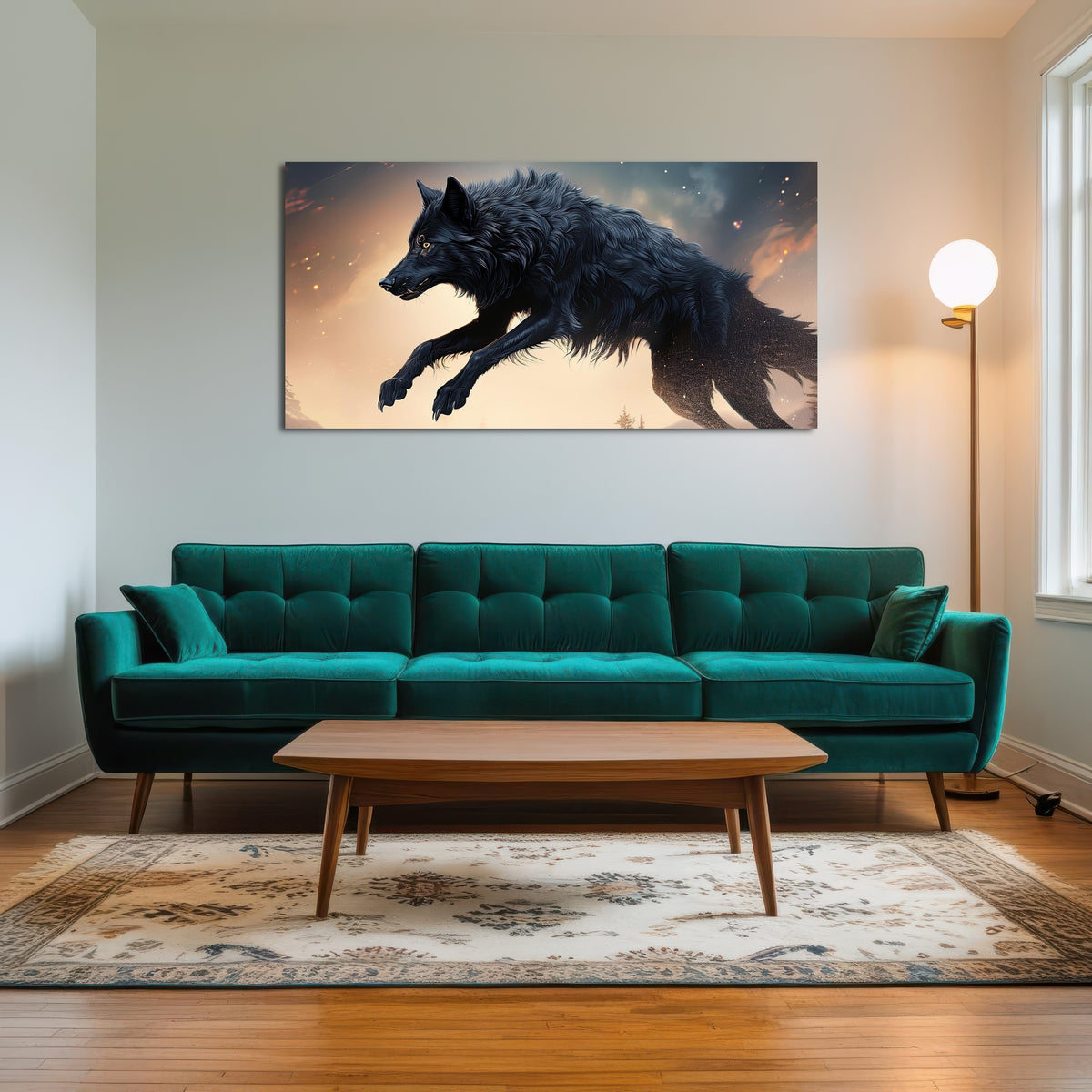 AUTO-MOCKUP ROOM | Black Wolf Jumping