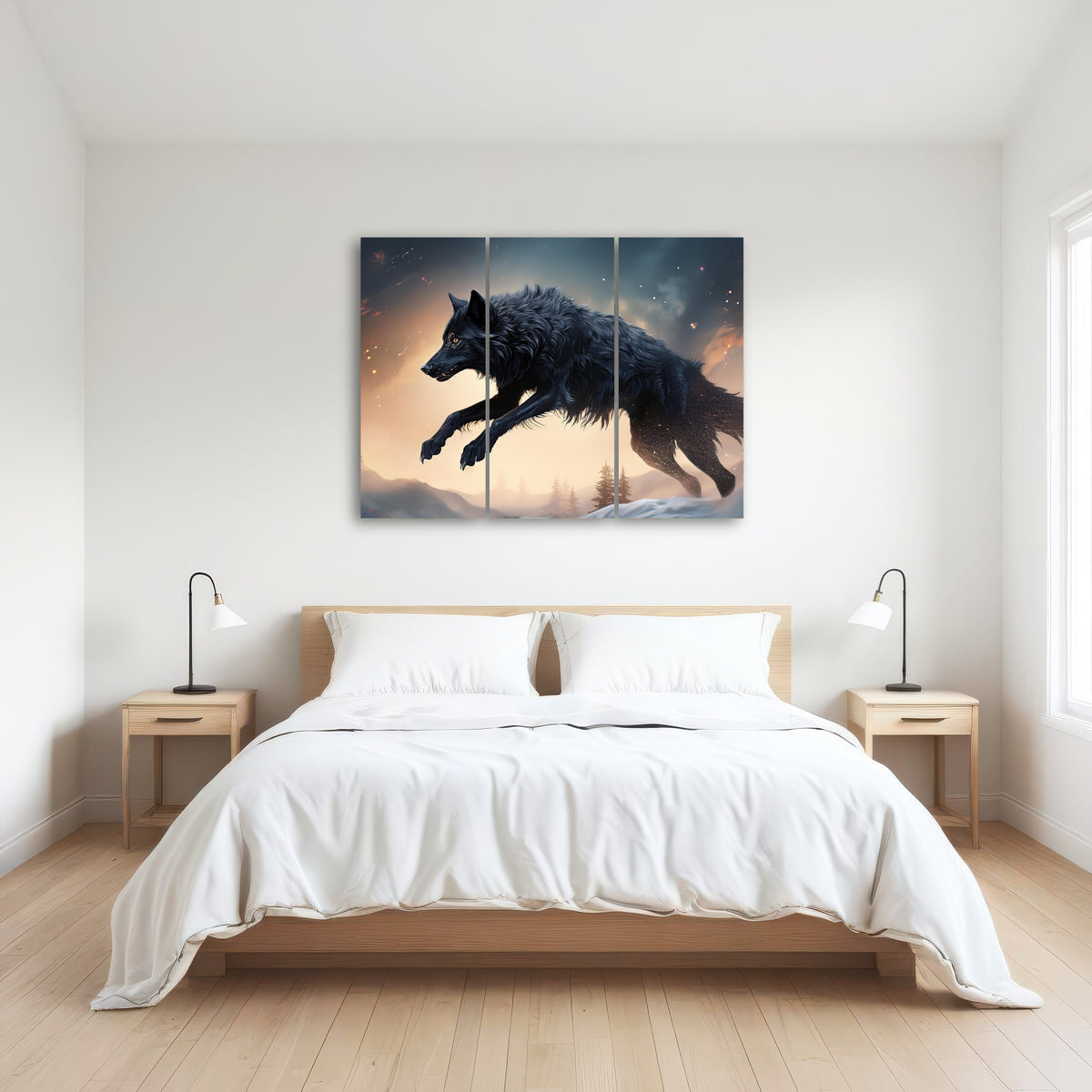 AUTO-MOCKUP ROOM | Black Wolf Jumping