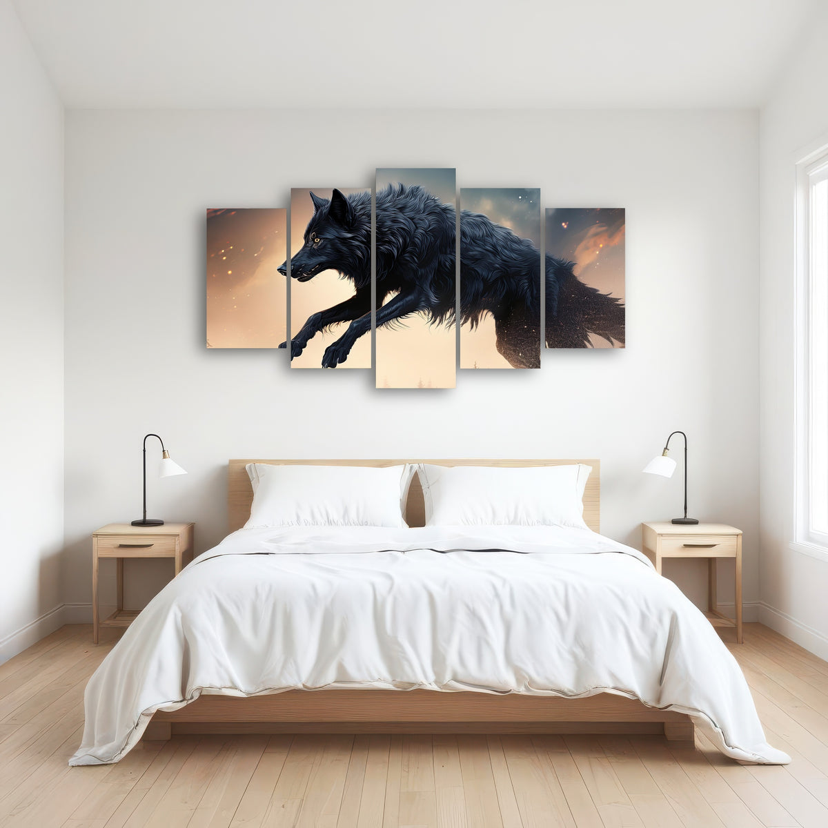 AUTO-MOCKUP ROOM | Black Wolf Jumping