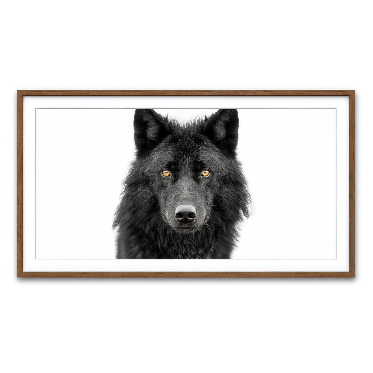 Framed Print 2x1 Walnut