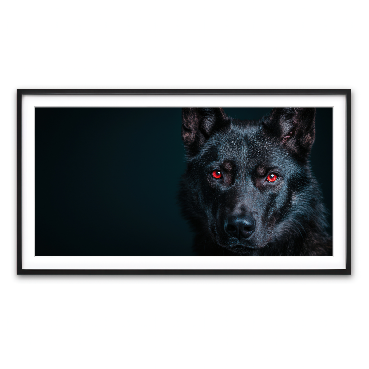 Framed Print 2x1 Black