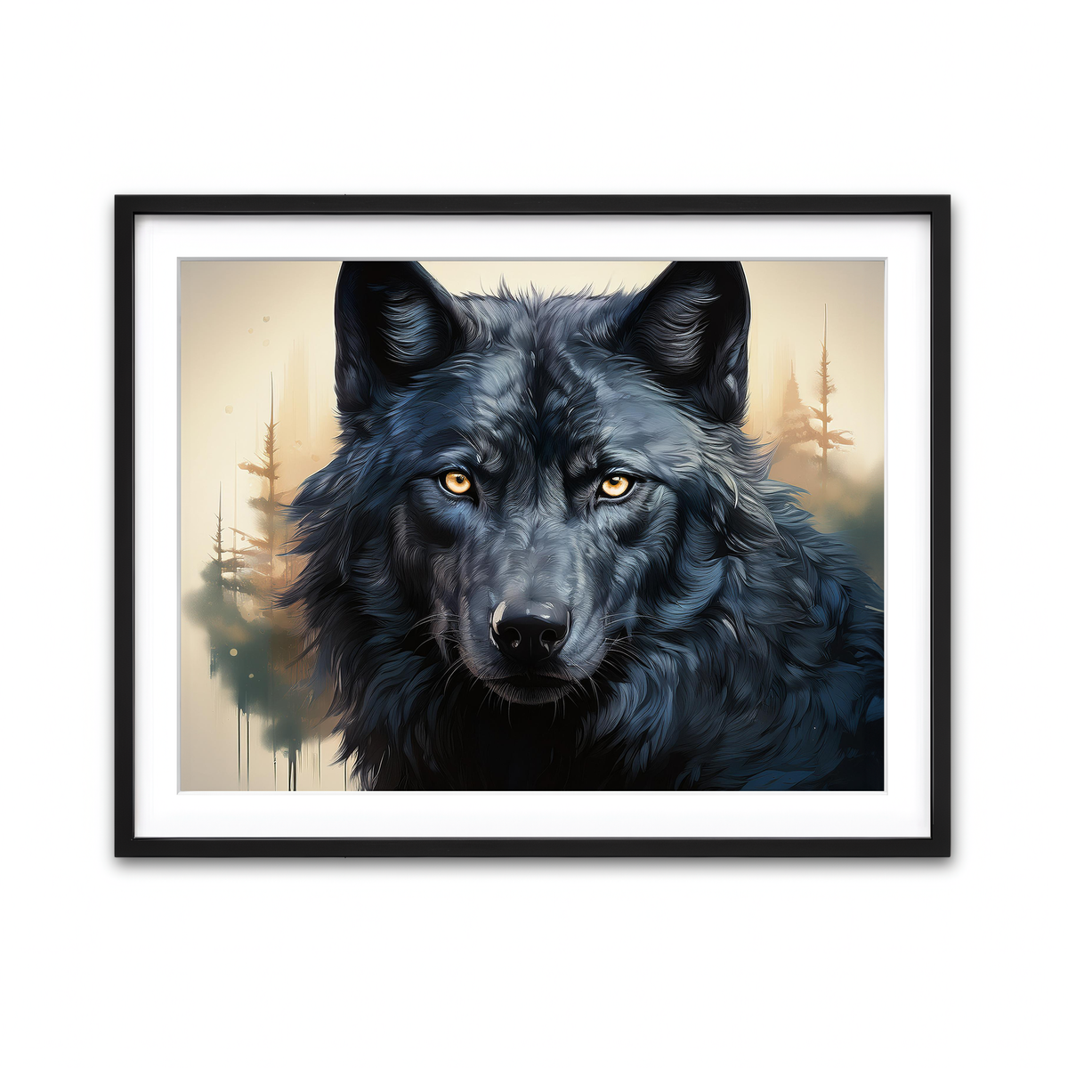 Framed Print 4x3 Black